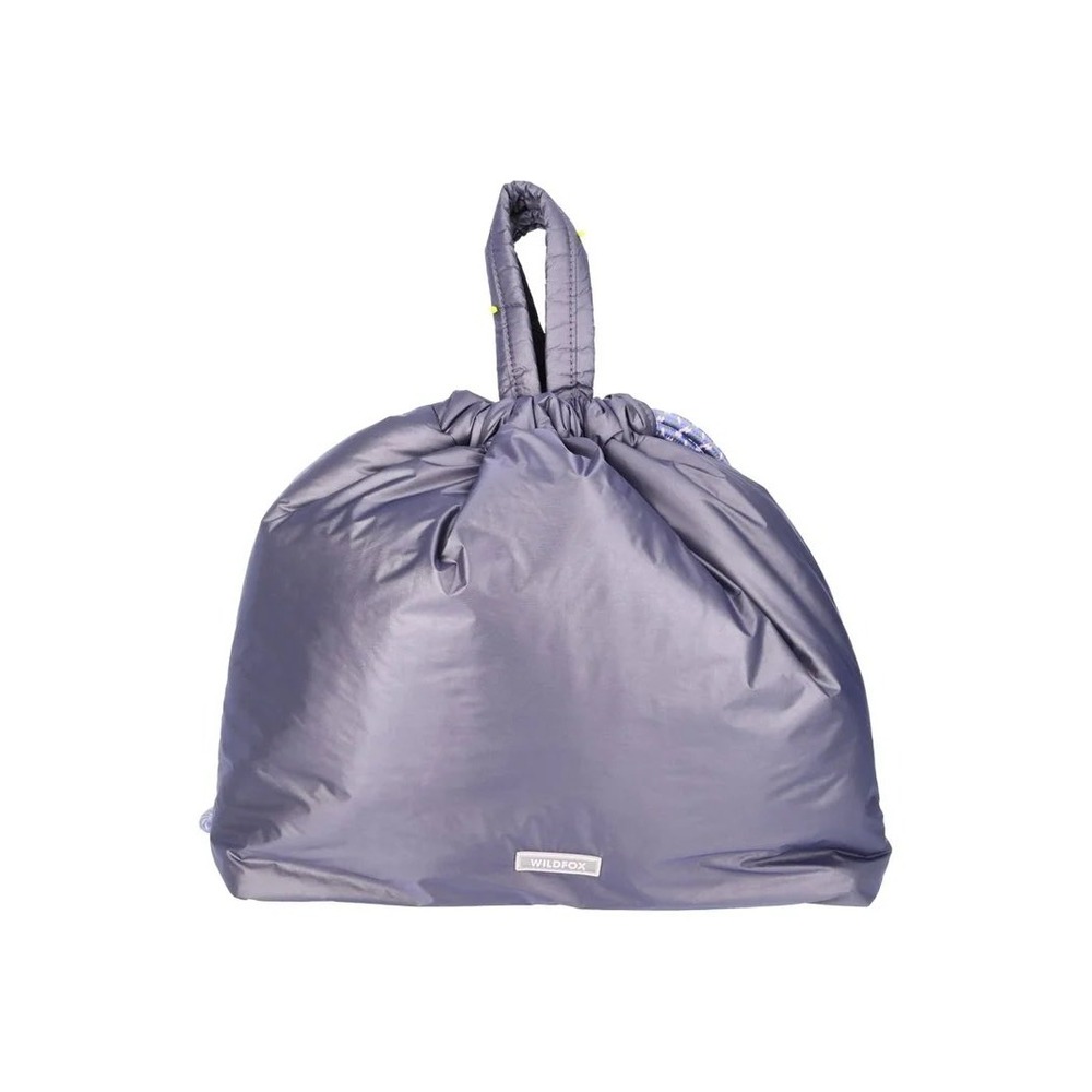 Wildfox Puffy Drawstring‎ Backpack Anthracite NWT MSRP $60